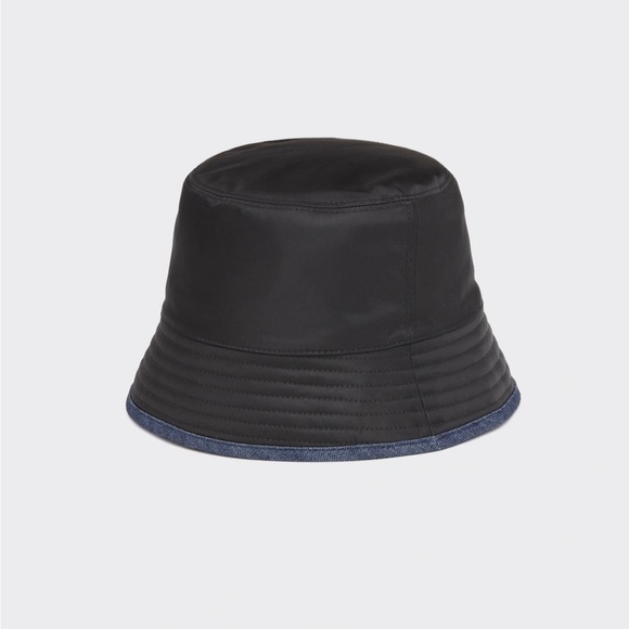 Prada Re-Nylon and denim reversible bucket hat - Picture 4 of 8